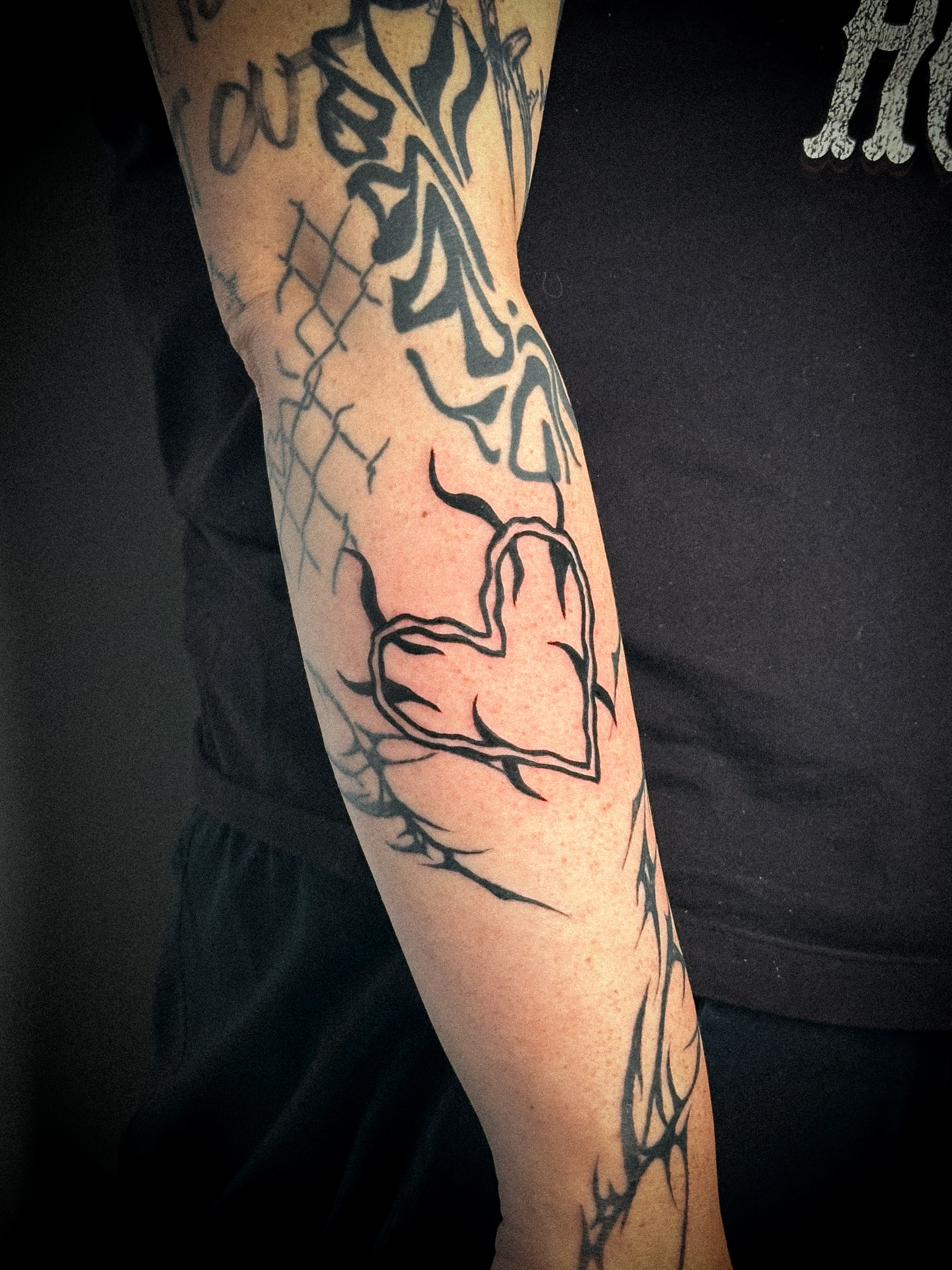 Blackwork tattoo, project 14